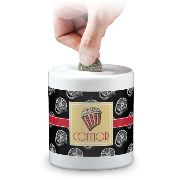 Custom Movie Theater Coin Bank (Personalized)