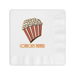 Movie Theater Coined Cocktail Napkins (Personalized)