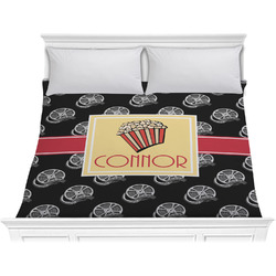 Movie Theater Comforter - King w/ Name or Text
