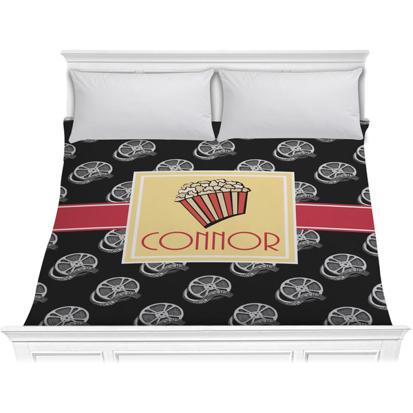 Custom Movie Theater Comforter - King w/ Name or Text