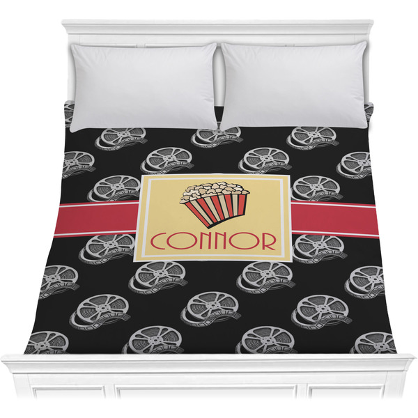Custom Movie Theater Comforter - Full / Queen w/ Name or Text
