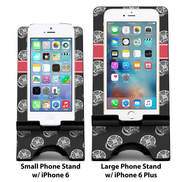 Movie Theater Compare Phone Stand Sizes - with iPhones