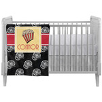 Movie Theater Crib Comforter / Quilt w/ Name or Text