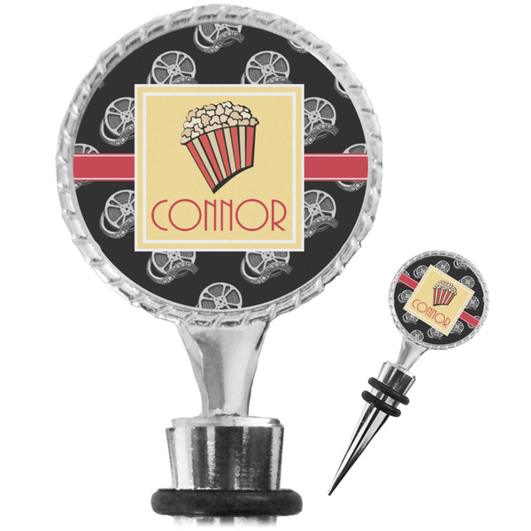 Custom Movie Theater Wine Bottle Stopper (Personalized)