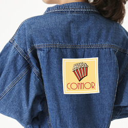 Movie Theater Twill Iron On Patch - Custom Shape - X-Large (Personalized)