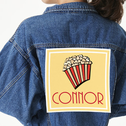 Movie Theater Twill Iron On Patch - Custom Shape - 3XL - Set of 4 (Personalized)