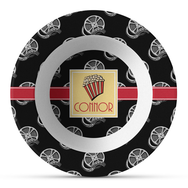 Custom Movie Theater Plastic Bowl - Microwave Safe - Composite Polymer (Personalized)