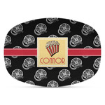 Movie Theater Plastic Platter - Microwave & Oven Safe Composite Polymer (Personalized)
