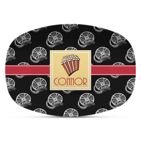 Custom Movie Theater Plastic Platter - Microwave & Oven Safe Composite Polymer (Personalized)