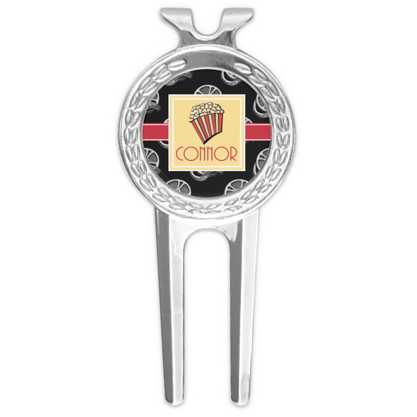 Custom Movie Theater Golf Divot Tool & Ball Marker (Personalized)
