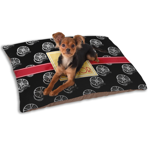 Custom Movie Theater Dog Bed - Small w/ Name or Text