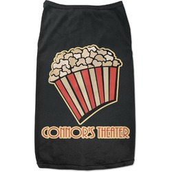 Movie Theater Black Pet Shirt (Personalized)
