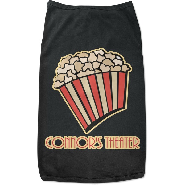 Custom Movie Theater Black Pet Shirt (Personalized)