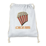 Movie Theater Drawstring Backpack - Sweatshirt Fleece - Double Sided (Personalized)