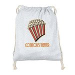 Movie Theater Drawstring Backpack - Sweatshirt Fleece - Single Sided (Personalized)