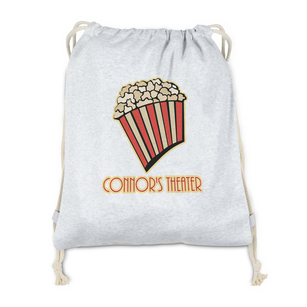 Custom Movie Theater Drawstring Backpack - Sweatshirt Fleece (Personalized)