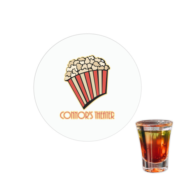 Custom Movie Theater Printed Drink Topper - 1.5" (Personalized)