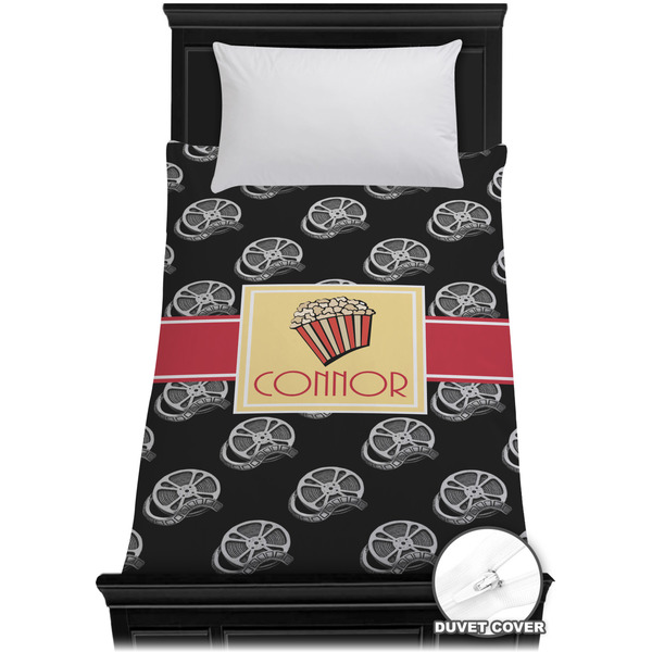 Custom Movie Theater Duvet Cover - Twin XL (Personalized)