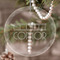 Movie Theater Engraved Glass Ornament (Personalized)