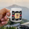 Movie Theater Espresso Cup - 3oz LIFESTYLE (new hand)