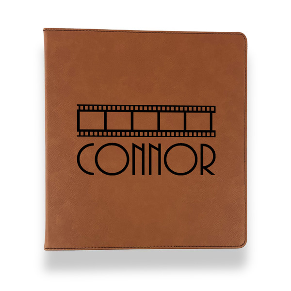 Custom Movie Theater Leather Binder - 1" - Rawhide (Personalized)