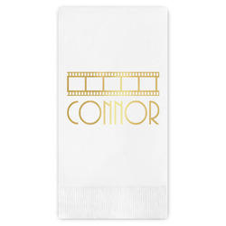Movie Theater Guest Napkins - Foil Stamped (Personalized)