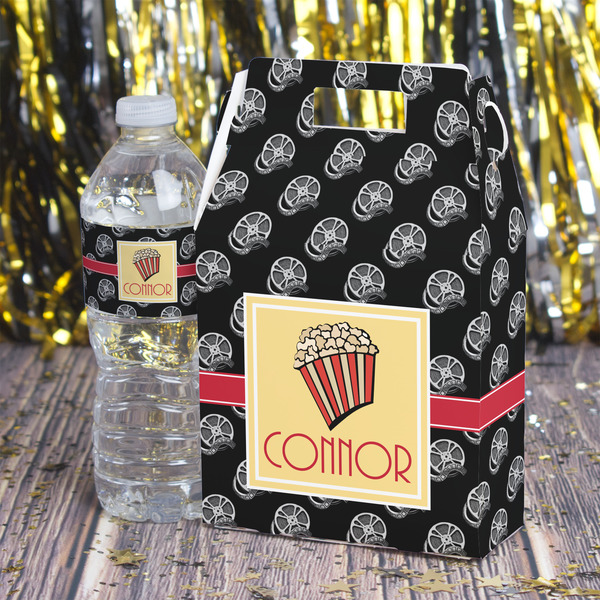 Movie Theater Gable Favor Box - In Context