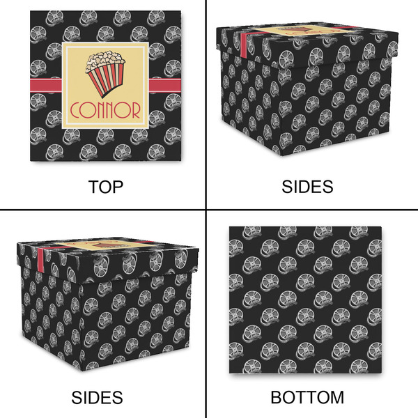 Movie Theater Gift Boxes with Lid - Canvas Wrapped - X-Large - Approval