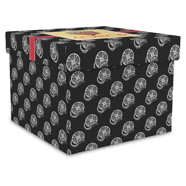 Custom Movie Theater Gift Box with Lid - Canvas Wrapped - X-Large (Personalized)