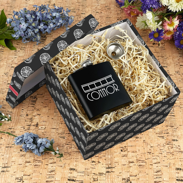 Movie Theater Gift Boxes with Lid - Canvas Wrapped - X-Large - In Context