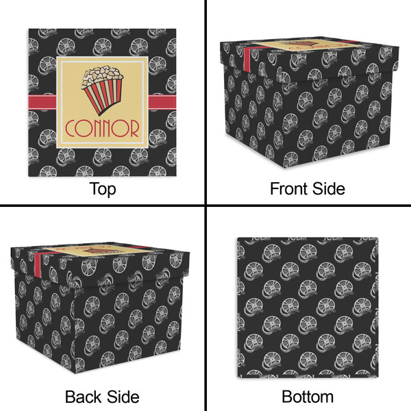 Movie Theater Gift Boxes with Lid - Canvas Wrapped - XX-Large - Approval