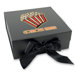 Movie Theater Gift Box with Magnetic Lid - Black (Personalized)