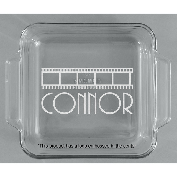 Movie Theater Glass Cake Dish - APPROVAL (8x8)