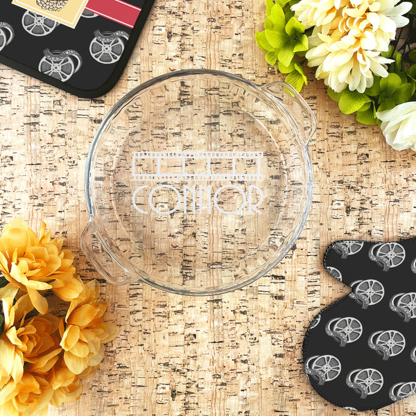 Movie Theater Glass Pie Dish - LIFESTYLE