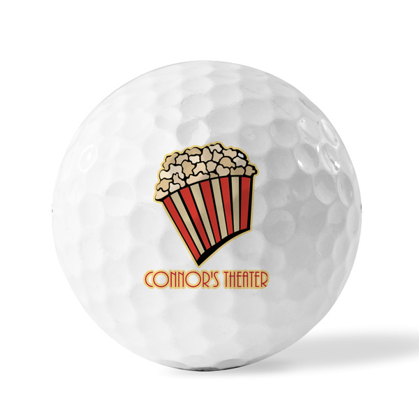Movie Theater Golf Balls - Generic - Set of 3 - FRONT