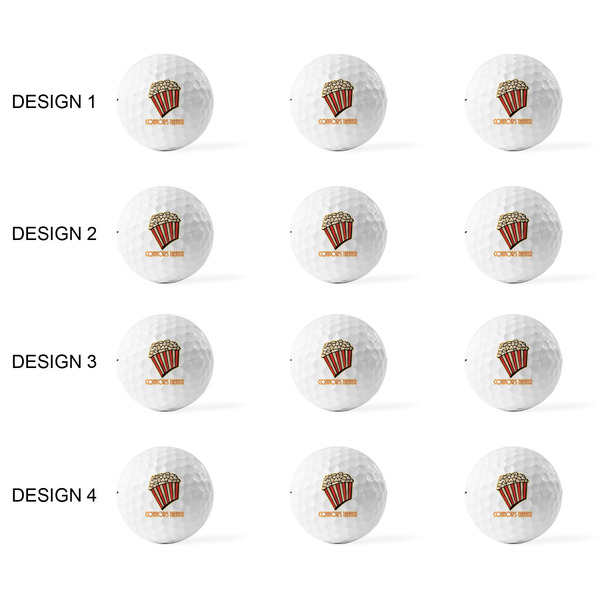 Movie Theater Golf Balls - Titleist - Set of 12 - APPROVAL