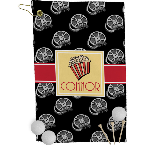 Movie Theater Golf Towel (Personalized) - FRONT (Small Full Print)