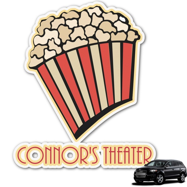 Custom Movie Theater Graphic Car Decal (Personalized)