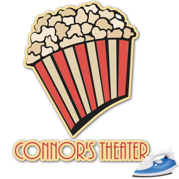 Custom Movie Theater Graphic Iron On Transfer - Up to 15"x15" (Personalized)