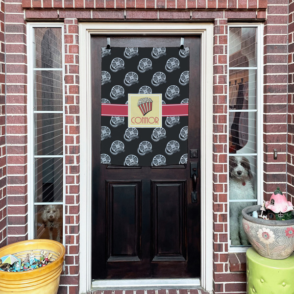 Movie Theater House Flags - Double Sided - (Over the door) LIFESTYLE