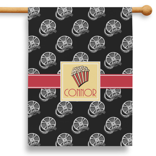 Custom Movie Theater 28" House Flag (Personalized)