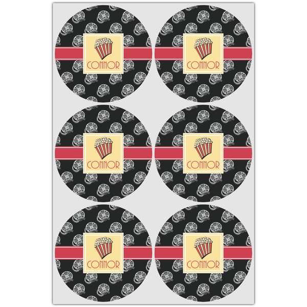 Movie Theater Icing Circle - Large - Set of 6