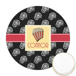 Movie Theater Printed Cookie Topper - Round (Personalized)
