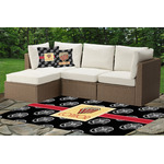 Movie Theater Indoor / Outdoor Rug - Custom Size w/ Name or Text