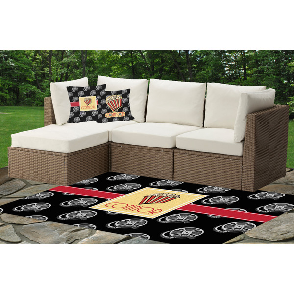 Movie Theater Indoor / Outdoor Rug & Cushions