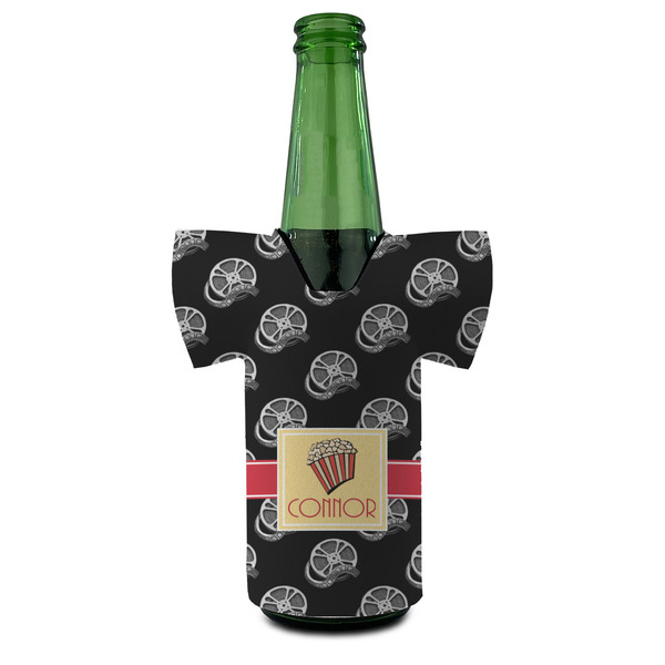Movie Theater Jersey Bottle Cooler - Set of 4 - FRONT (on bottle)