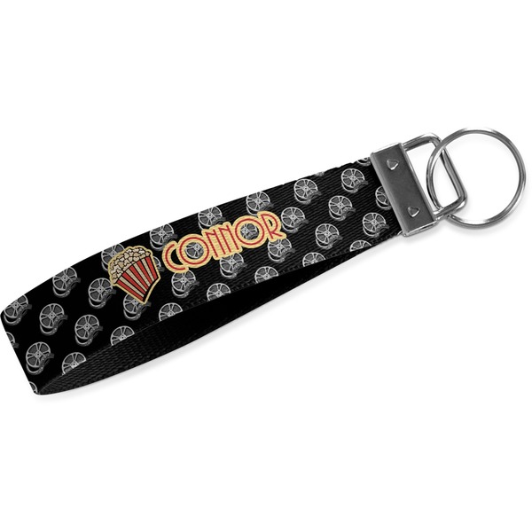 Custom Movie Theater Webbing Keychain Fob - Large (Personalized)
