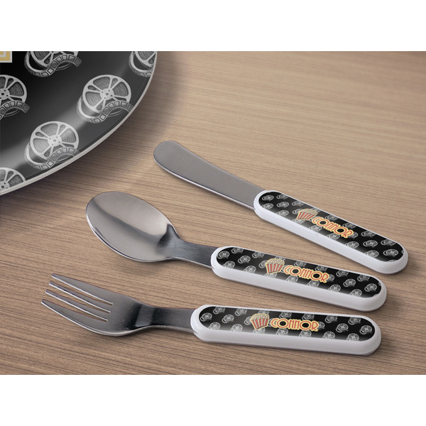 Movie Theater Kids Flatware w/ Plate