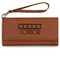 Movie Theater Ladies Wallet - Leather - Rawhide - Front View