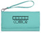 Movie Theater Ladies Leatherette Wallet - Laser Engraved- Teal (Personalized)